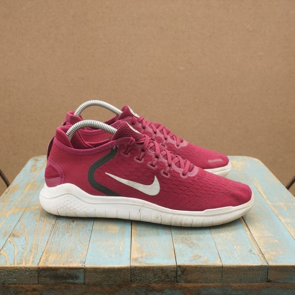 Nike Womens Free Rn 2018 Running Shoes Size 9 Purple 'True Berry' 942837-604
